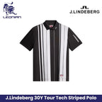 J.Lindeberg 30Y Tour Tech Striped Polo