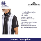 J.Lindeberg 30Y Tour Tech Striped Polo