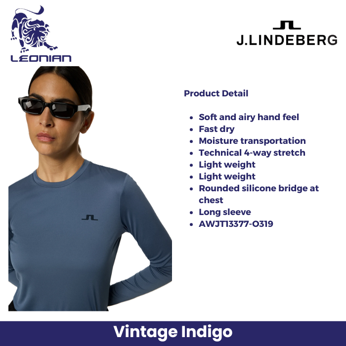 J.Lindeberg Ada LS T-shirt Women's Golf Shirt