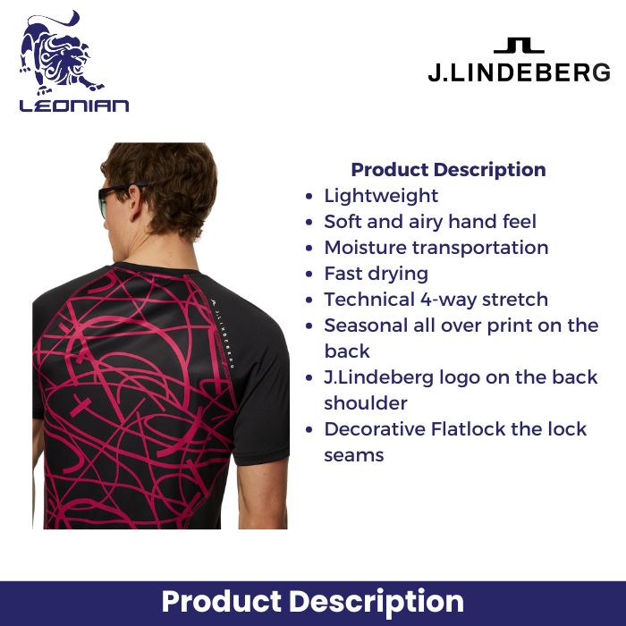 J.Lindeberg Alfonso Printed T-shirt
