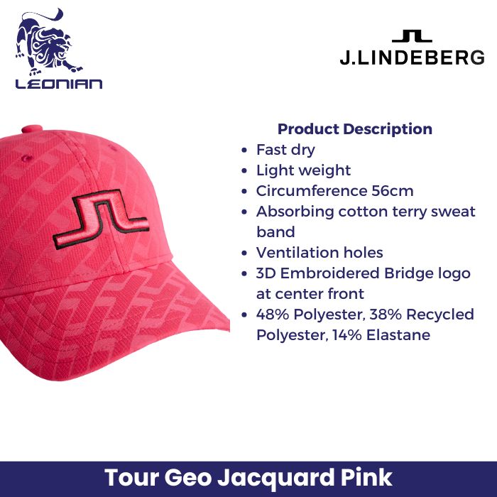 J.Lindeberg Anga Jacquard Women's Cap