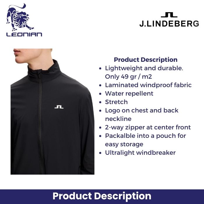 J.Lindeberg Ash Light Packable Jacket