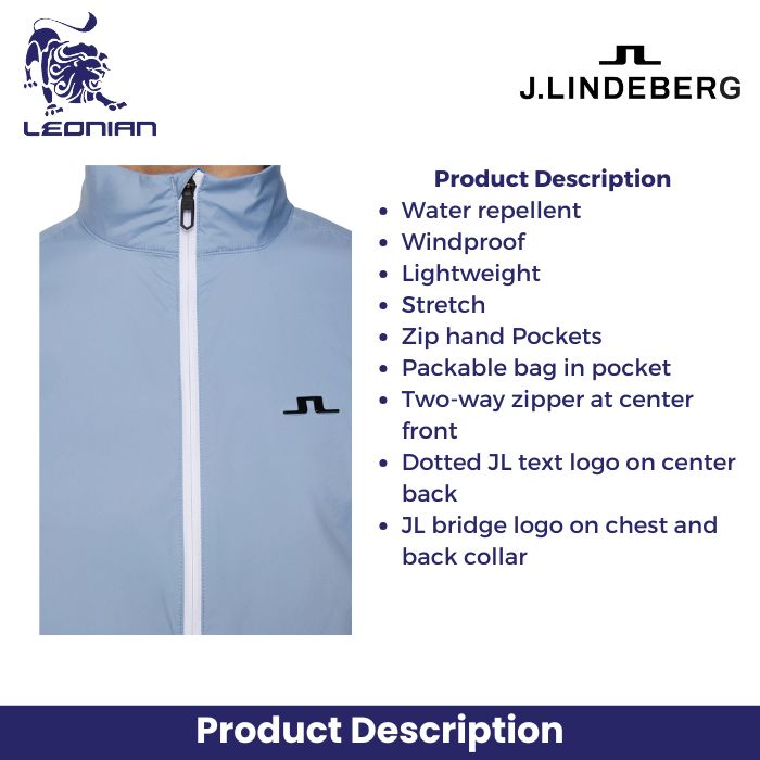 J Lindeberg Ash Light Packable Vest