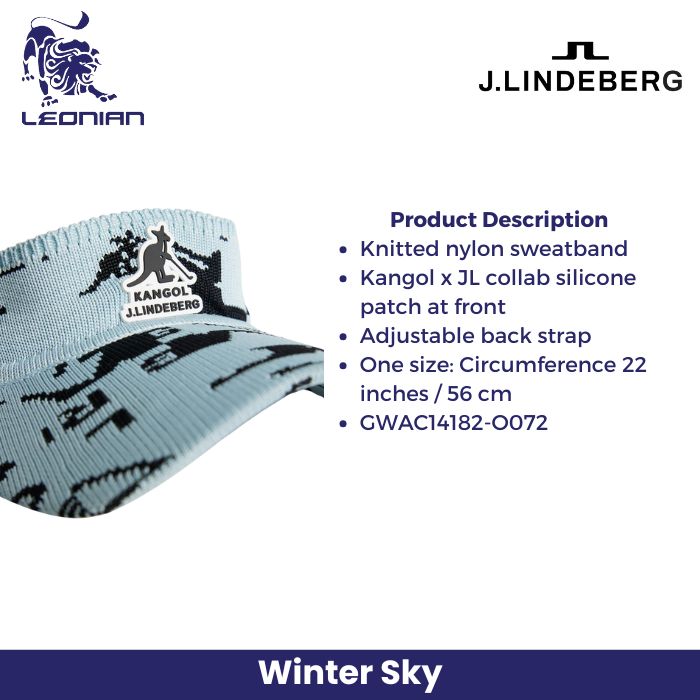 J.Lindeberg Astoria Jacquard Visor Women's