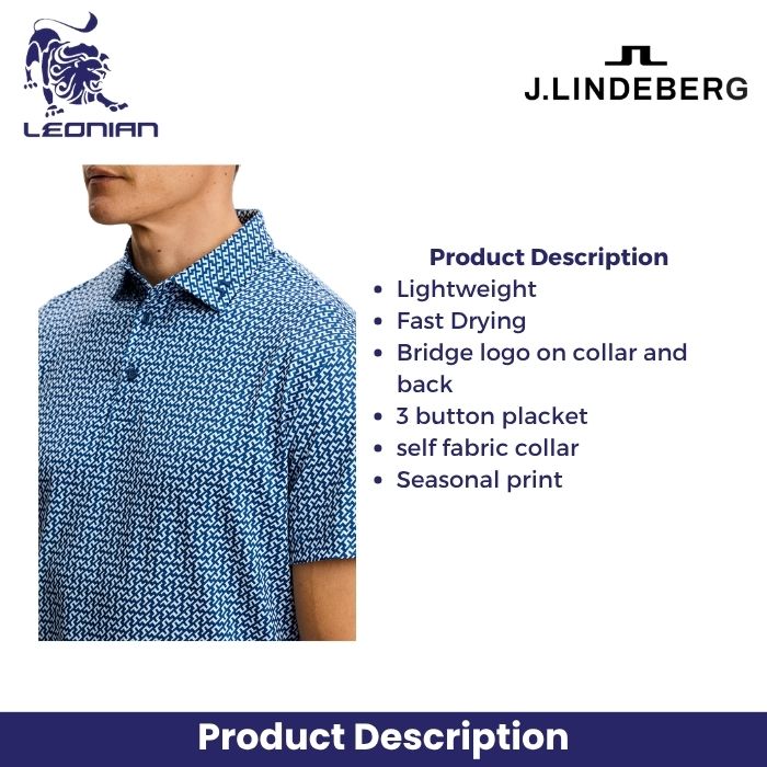 J.Lindeberg Bala Print Polo