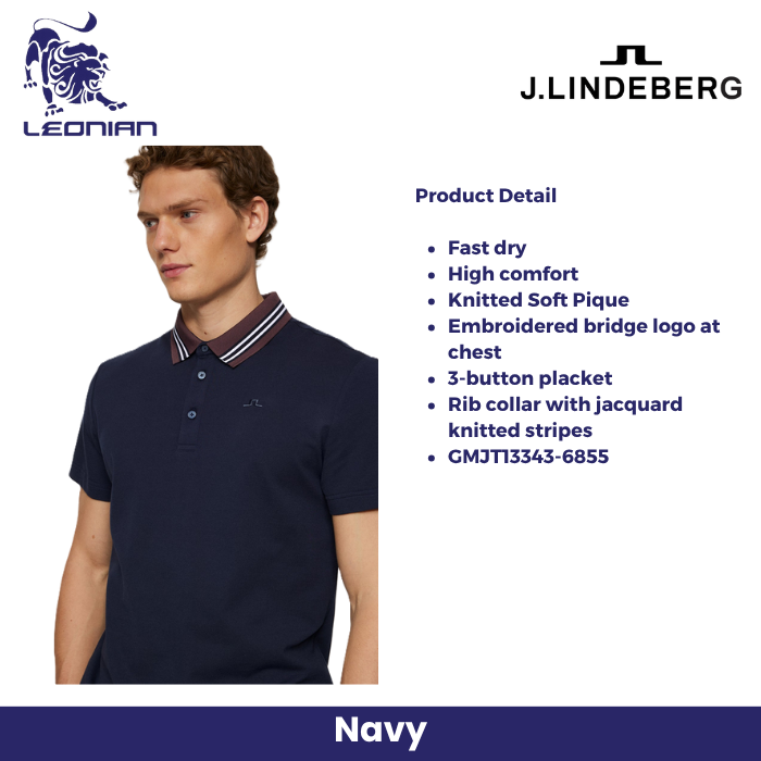 J.Lindeberg Bjorn Polo Men's Golf Shirt