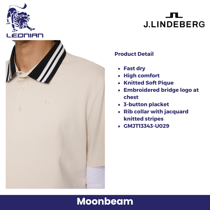 J.Lindeberg Bjorn Polo Men's Golf Shirt