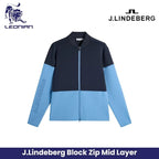 J.Lindeberg Block Zip Mid Layer