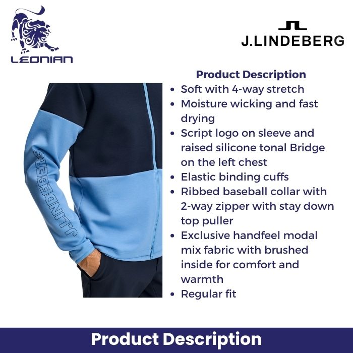 J.Lindeberg Block Zip Mid Layer