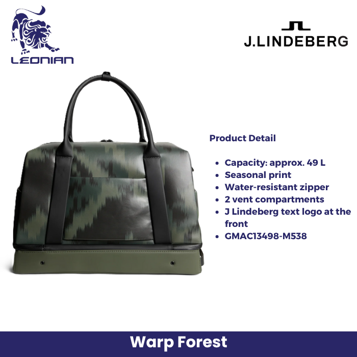 J.Lindeberg Boston Bag Print