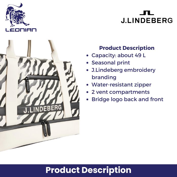 J.Lindeberg Boston Bag Print