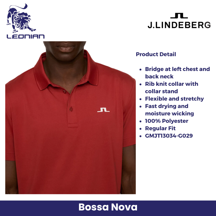 J.Lindeberg Bridge Polo Men's Golf Shirt