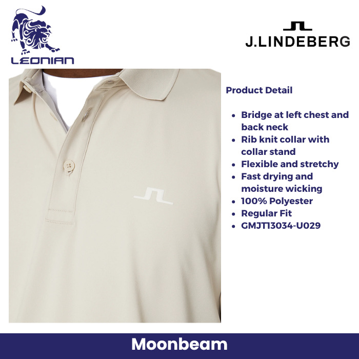 J.Lindeberg Bridge Polo Men's Golf Shirt