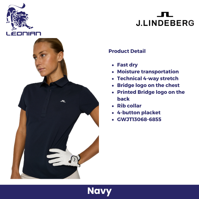 J.Lindeberg Cassie Polo Women's Golf Shirt