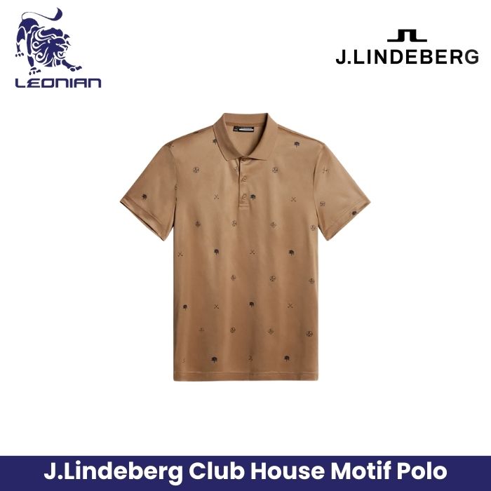 J.Lindeberg Club House Motif Polo
