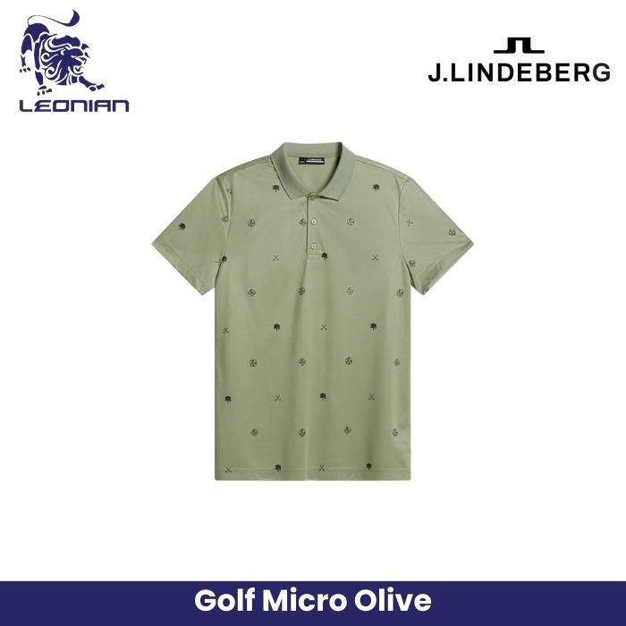 J.Lindeberg Club House Motif Polo