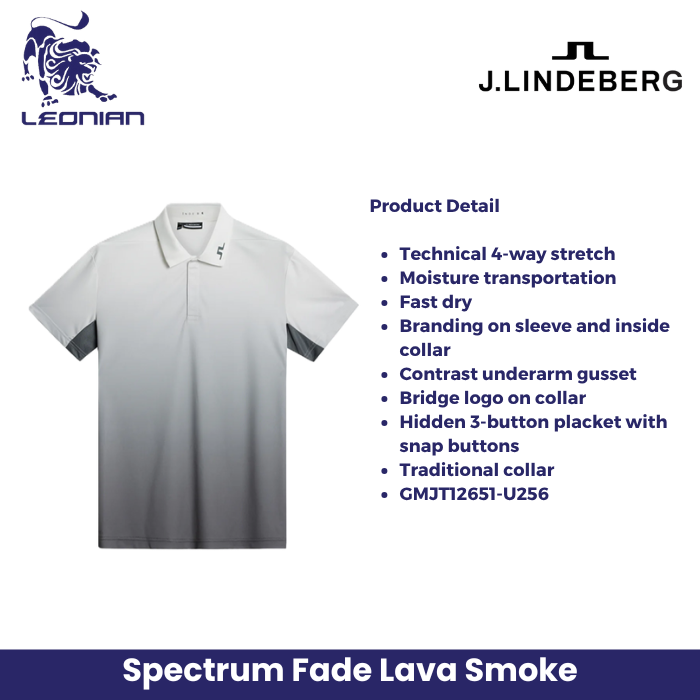J.Lindeberg Dario Polo Men's Golf Shirt