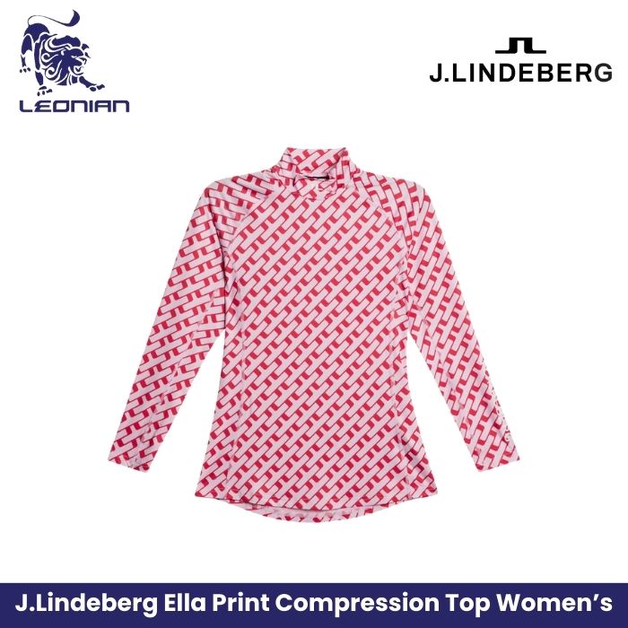 J.Lindeberg Ella Print Compression Top Women's Shirt