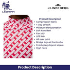 J.Lindeberg Ella Print Compression Top Women's Shirt