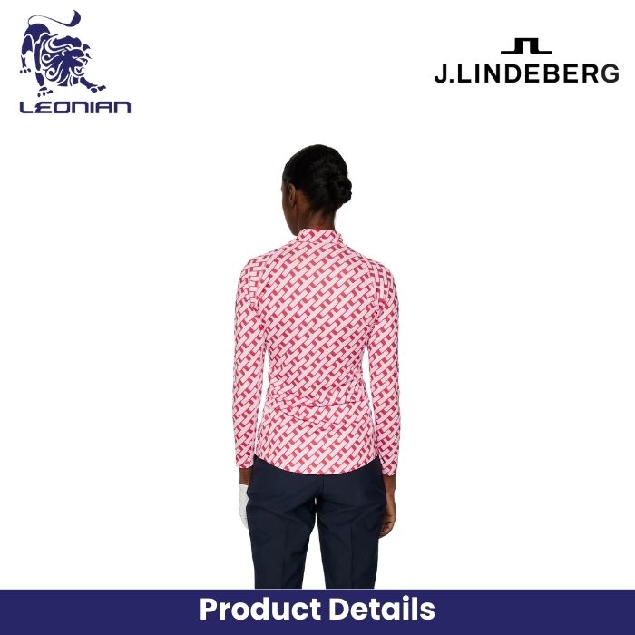 J.Lindeberg Ella Print Compression Top Women's Shirt