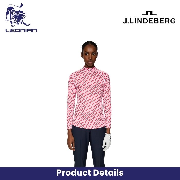 J.Lindeberg Ella Print Compression Top Women's Shirt