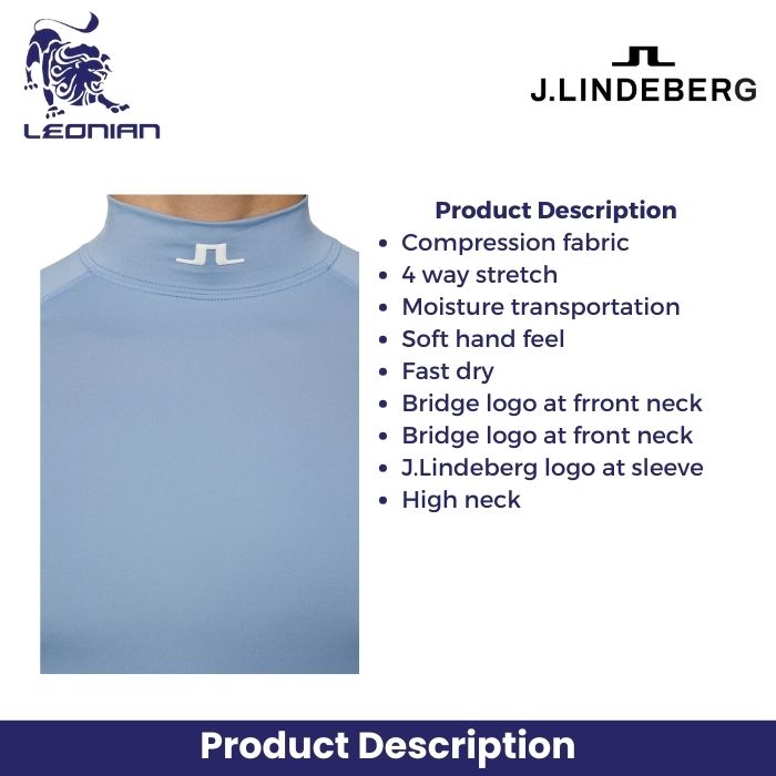 J.Lindeberg Ello Compression Men's Golf Shirt