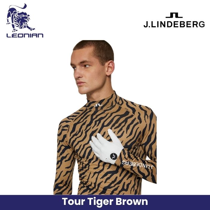 J.Lindeberg Ello Compression Print Men's Golf Shirt