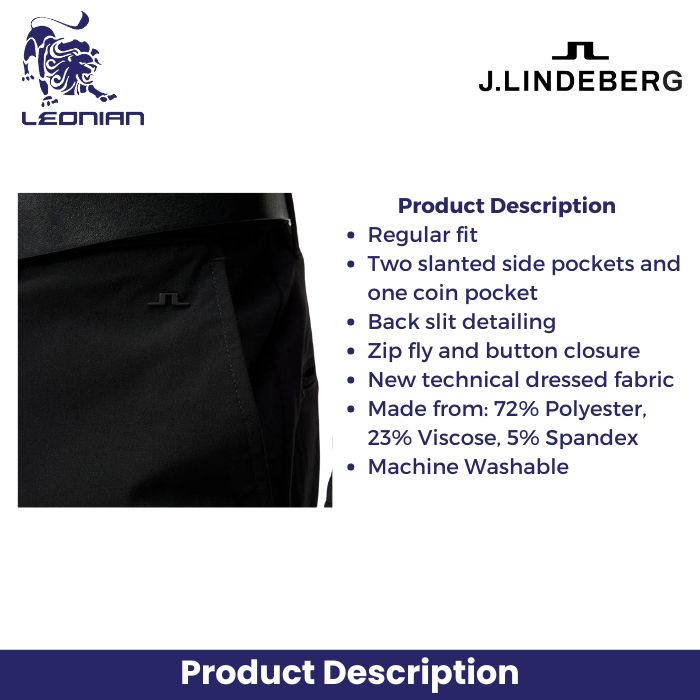 J.Lindeberg Ellott Dressed Trousers Men's Pants