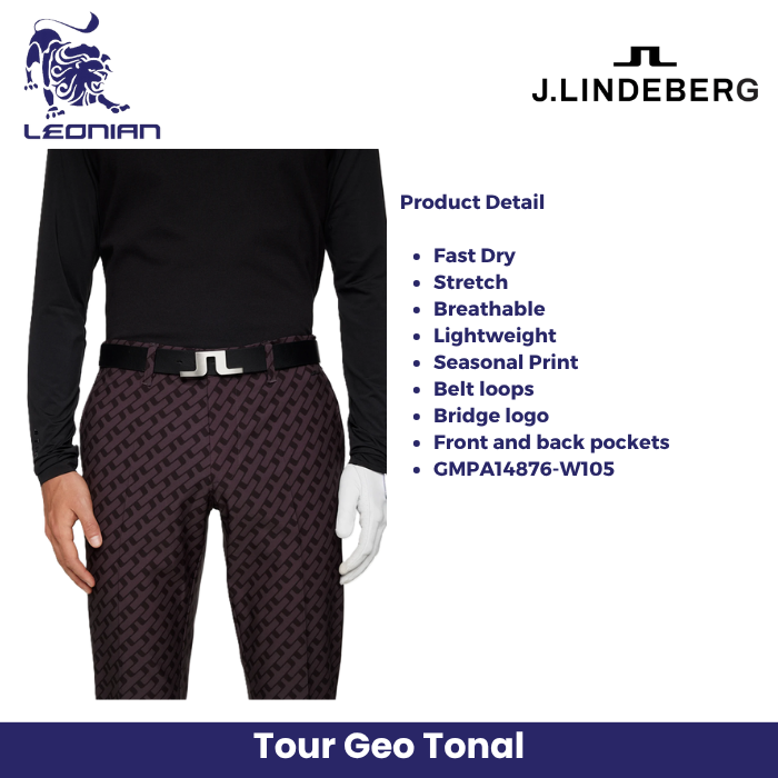 J.Lindeberg Ellott Print Pant Men's Golf Pants