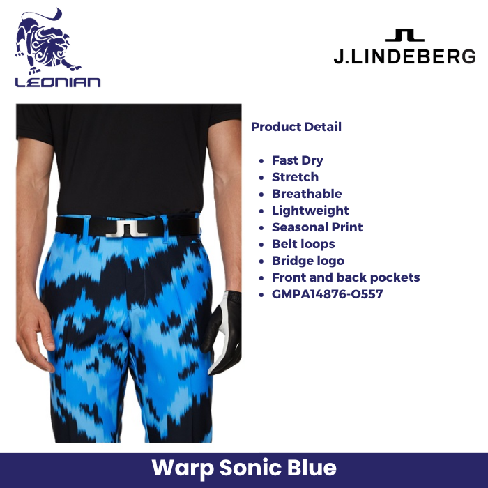 J.Lindeberg Ellott Print Pant Men's Golf Pants