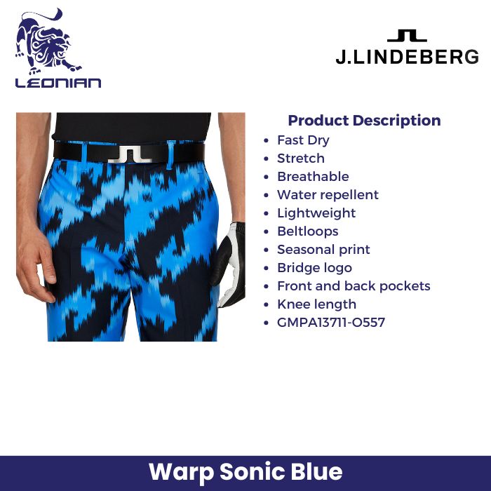 J.Lindeberg Eloy Print Men's Golf Shorts