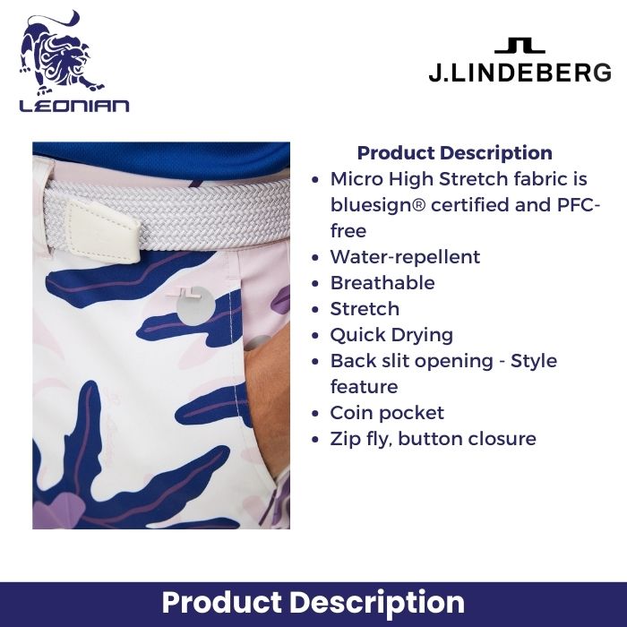 J.Lindeberg Eloy Print Shorts