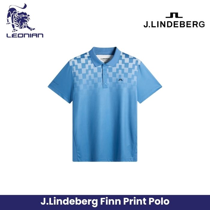 J.Lindeberg Finn Print Polo