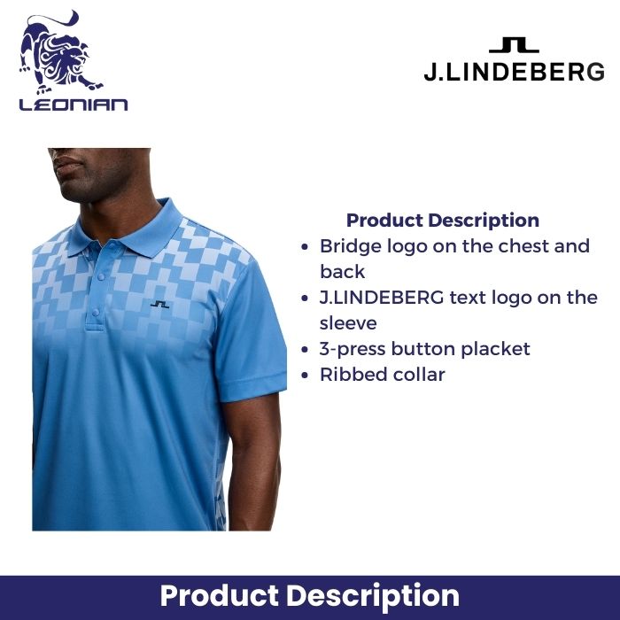 J.Lindeberg Finn Print Polo