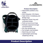 J Lindeberg Flare Colour Block Golf Stand Bag