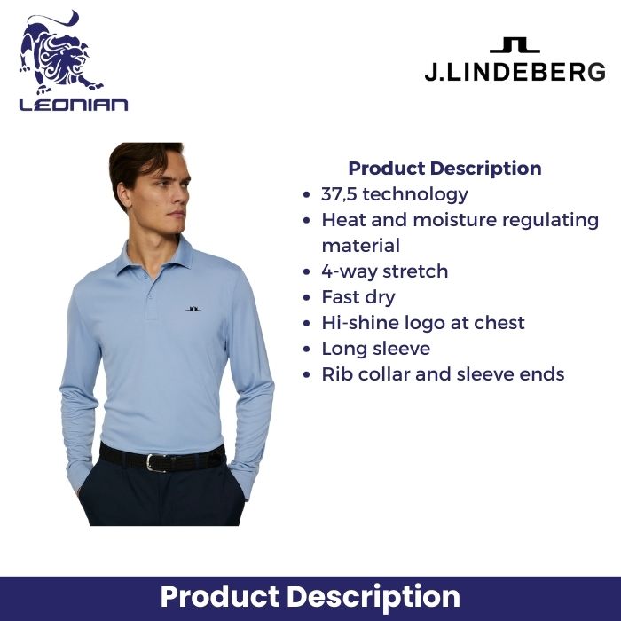 J.Lindeberg Gustaf LS Polo