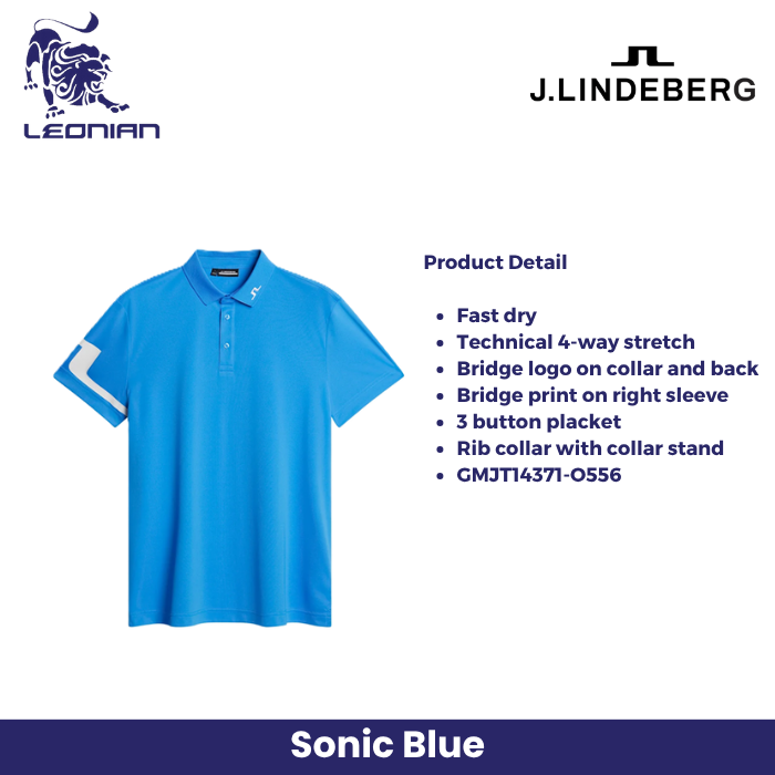 J.Lindeberg Heath Polo Men's Golf Shirt