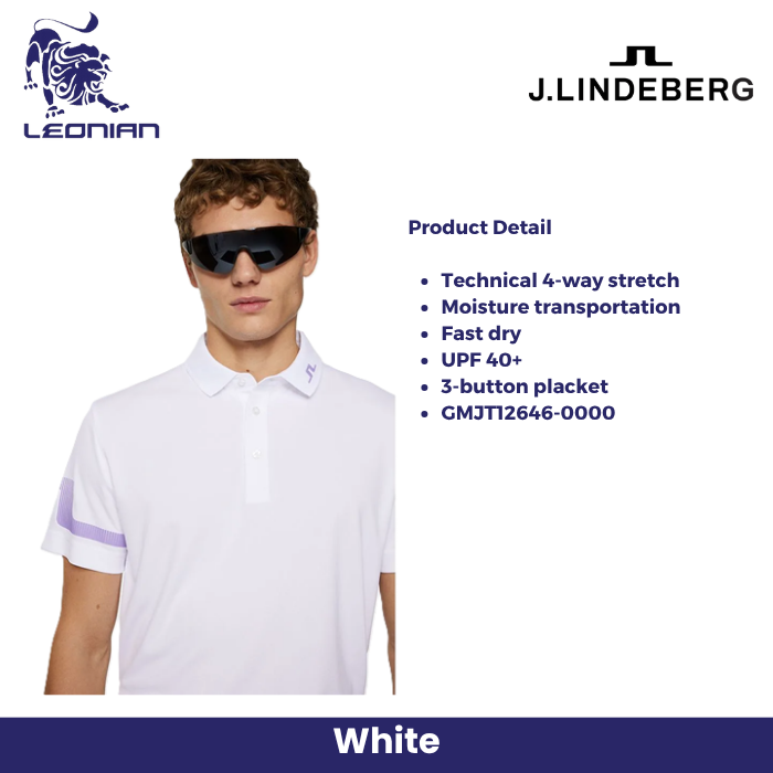 J.Lindeberg Heath Polo Men's Golf Shirt