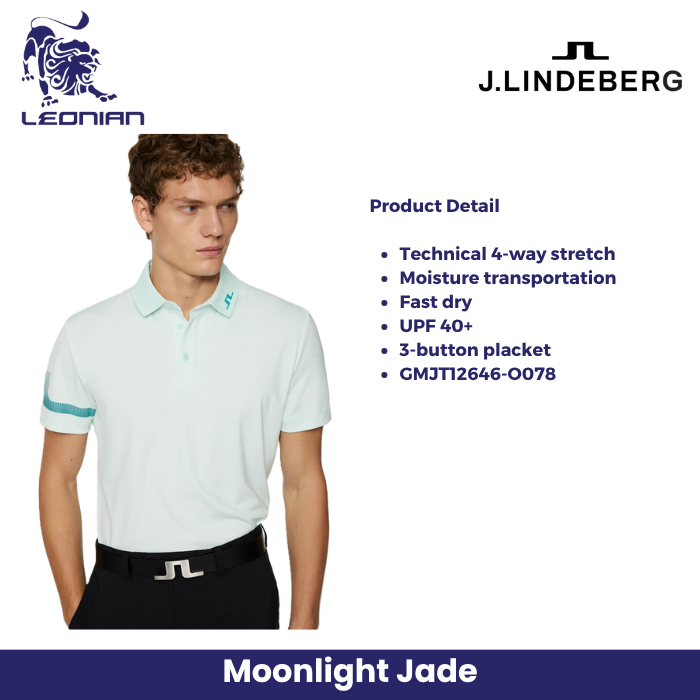 J.Lindeberg Heath Polo Men's Golf Shirt