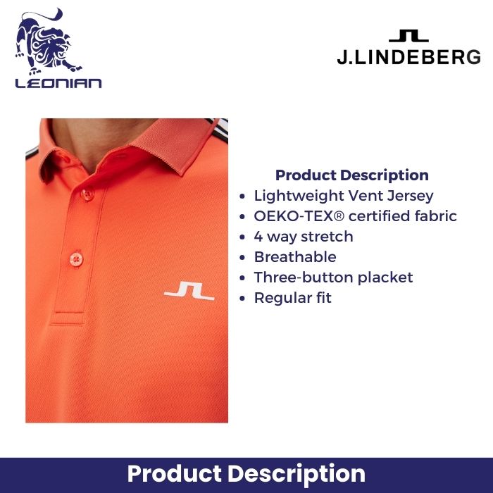 J.Lindeberg Ian Regular Polo