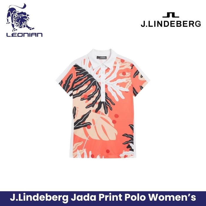 J.Lindeberg Jada Print Polo Women's Shirt