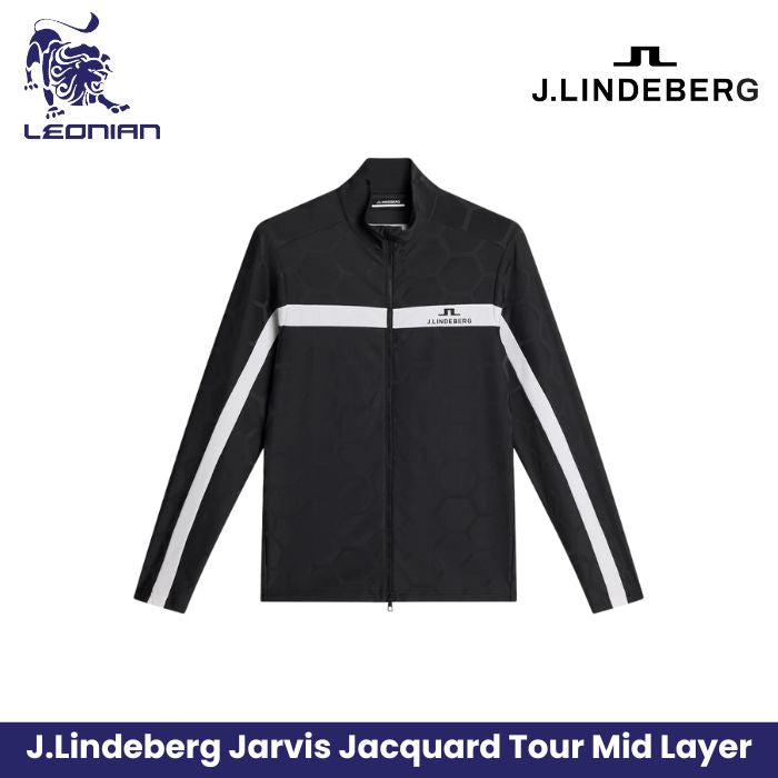 J.Lindeberg Jarvis Jacquard Tour Mid Layer Jacket