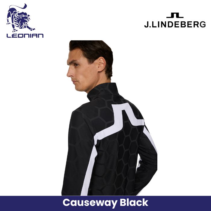 J.Lindeberg Jarvis Jacquard Tour Mid Layer Jacket