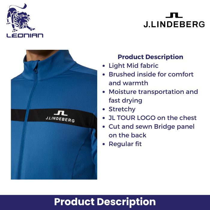 J.Lindeberg Jarvis Tour Mid Layer Jacket