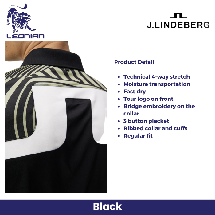 J.Lindeberg Jeff Tour Golf Polo