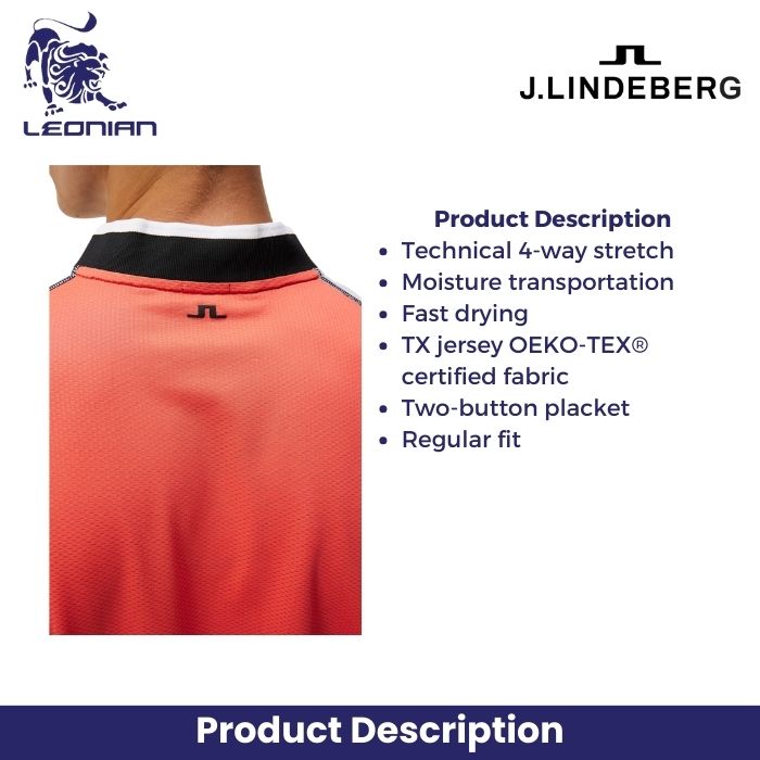 J.Lindeberg Jensen Regular Fit Polo
