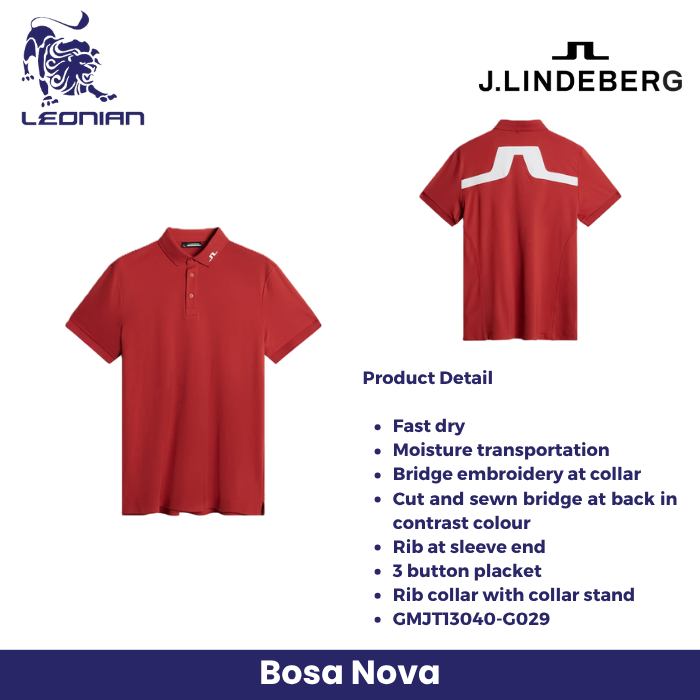 J.Lindeberg KV Polo Men's Golf Shirt