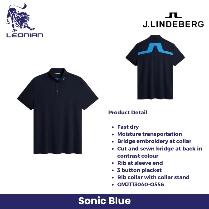 J.Lindeberg KV Polo Men's Golf Shirt