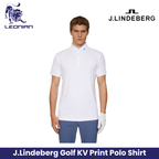 J.Lindeberg KV Print Polo Men's Golf Shirt