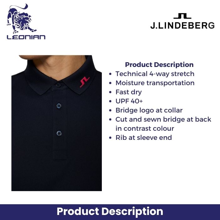 J.Lindeberg KV Print Polo